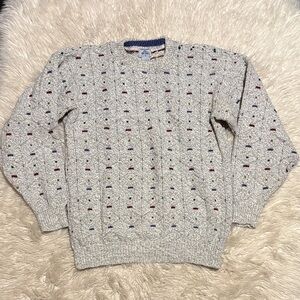 Cotton Patterned Sweater